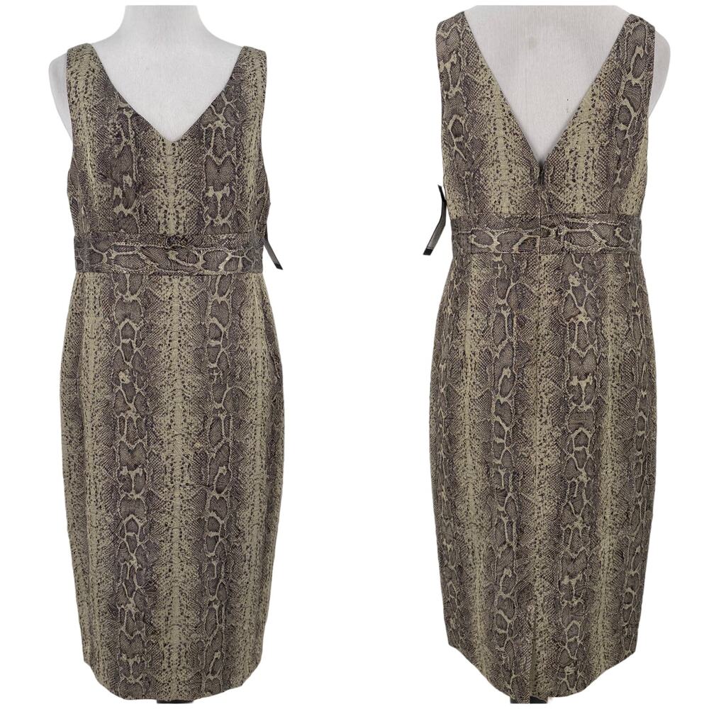 Isda & Co Snake Jacquard Dress New with Tags Size 6